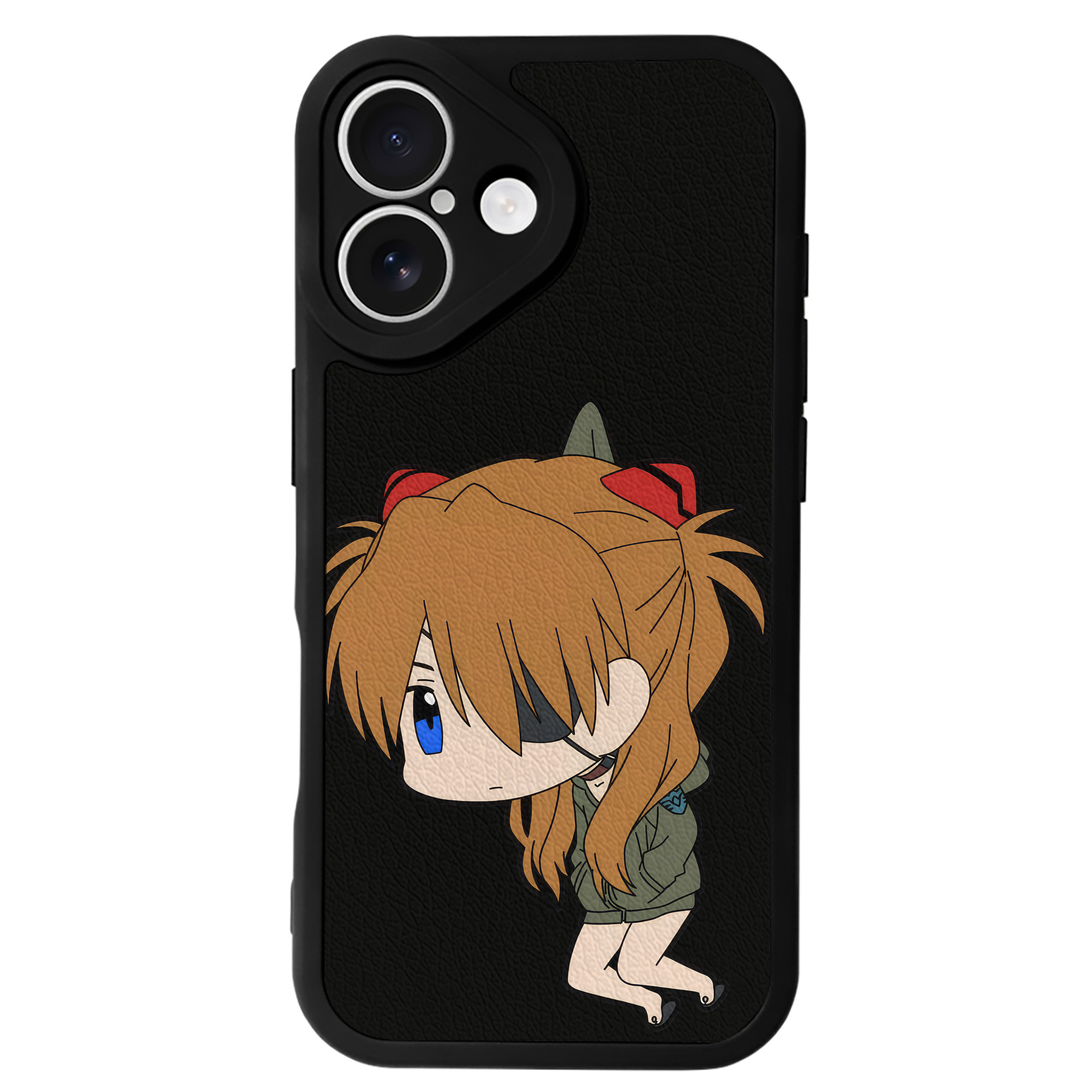 （画像用） EVA 新世紀エヴァンゲリオン 【iPhone 16シリーズ対応】シリコンスマホケース（レザー調） 材質：シリコン